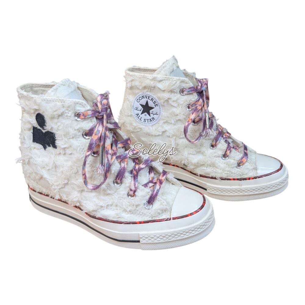 Converse x Isabel Marant Collab Chuck 70 Hidden Wedge Platform Sneaker Womens 8
